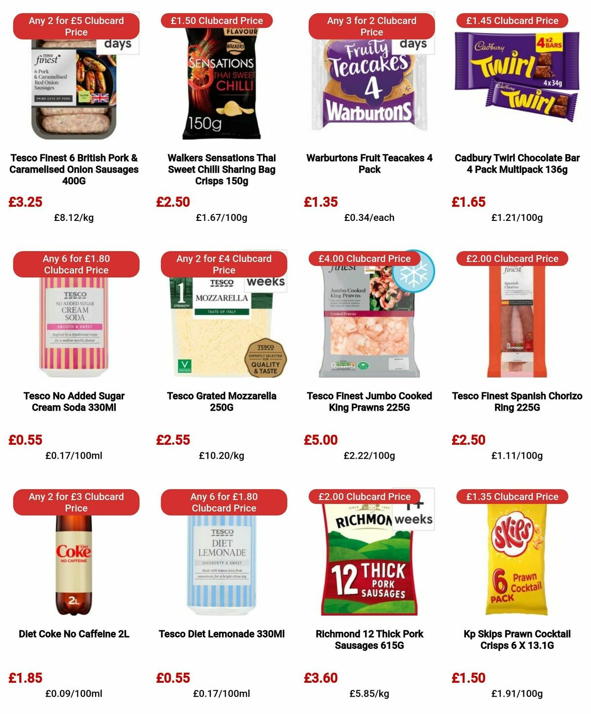 TESCO Offers from 2 May