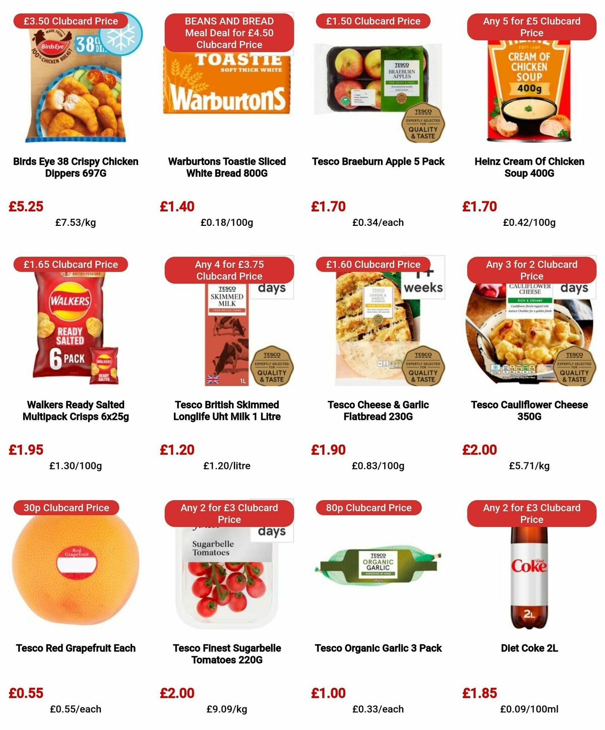 TESCO Offers from 2 May