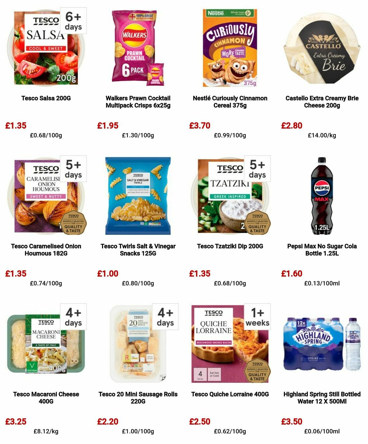 TESCO Offers from 9 May