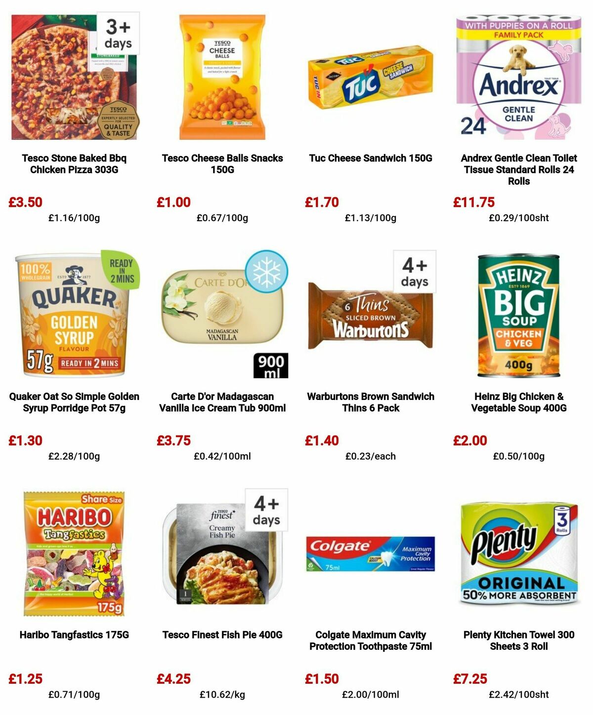 TESCO Offers from 9 May