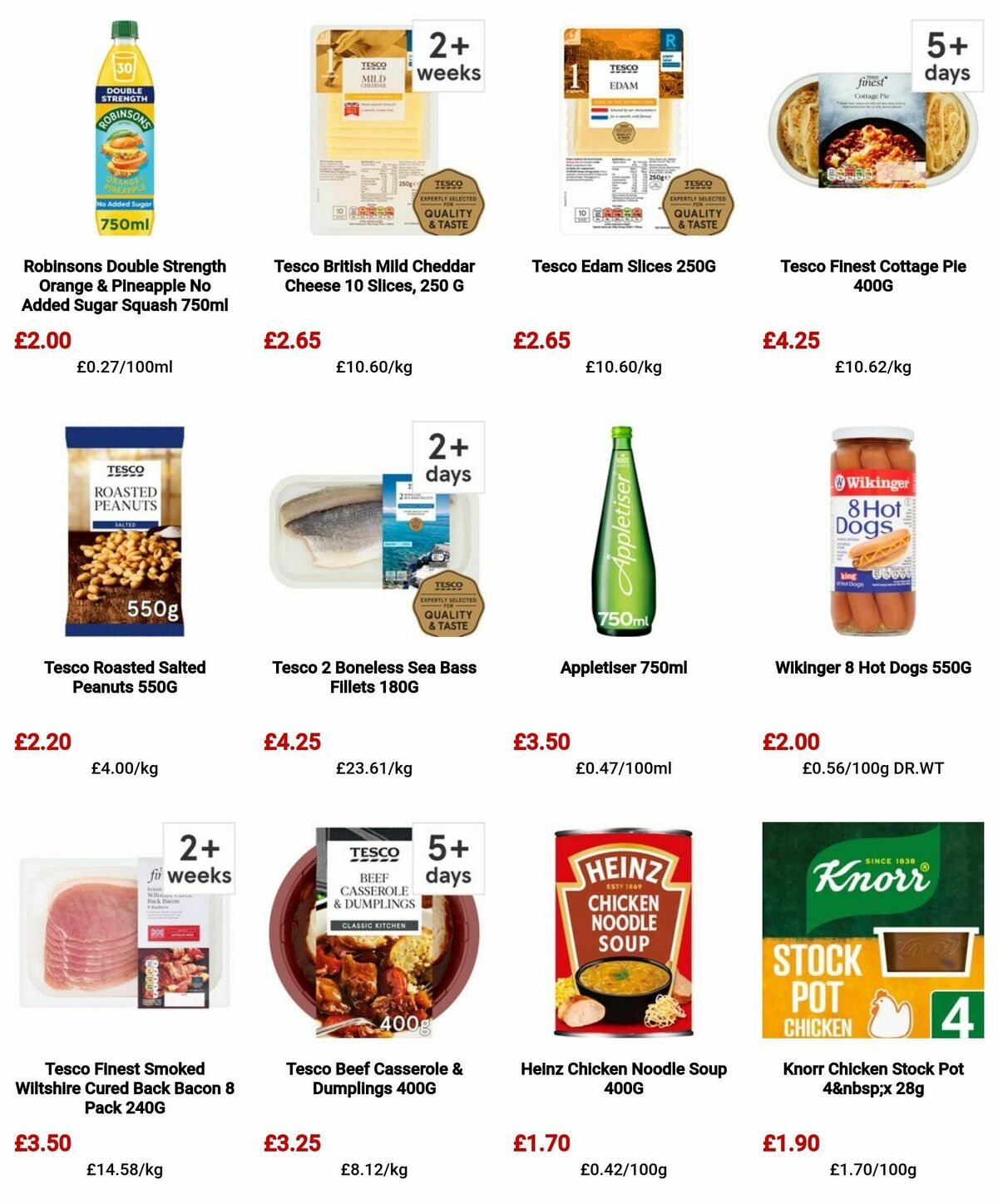 TESCO Offers from 9 May