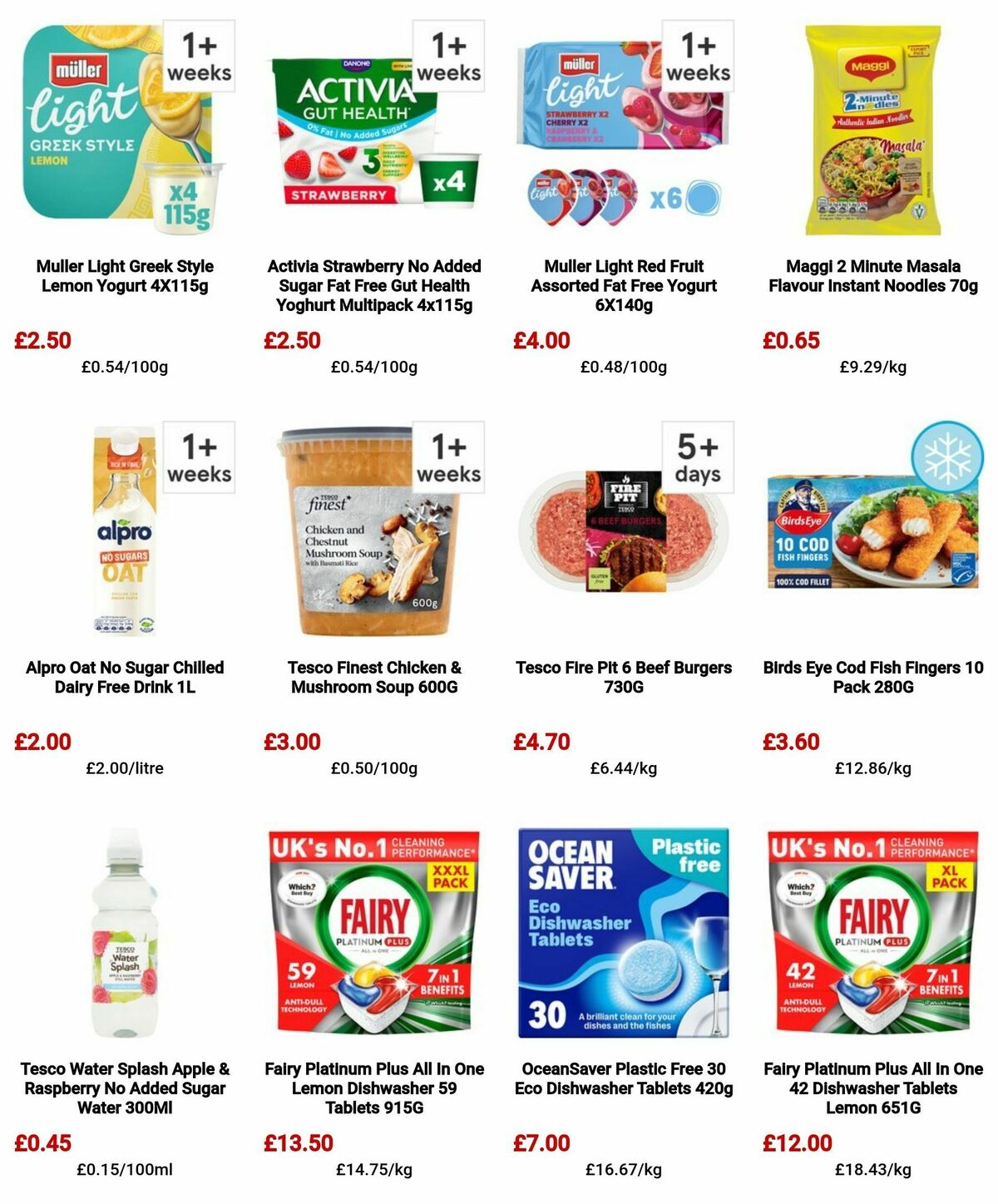 TESCO Offers from 9 May