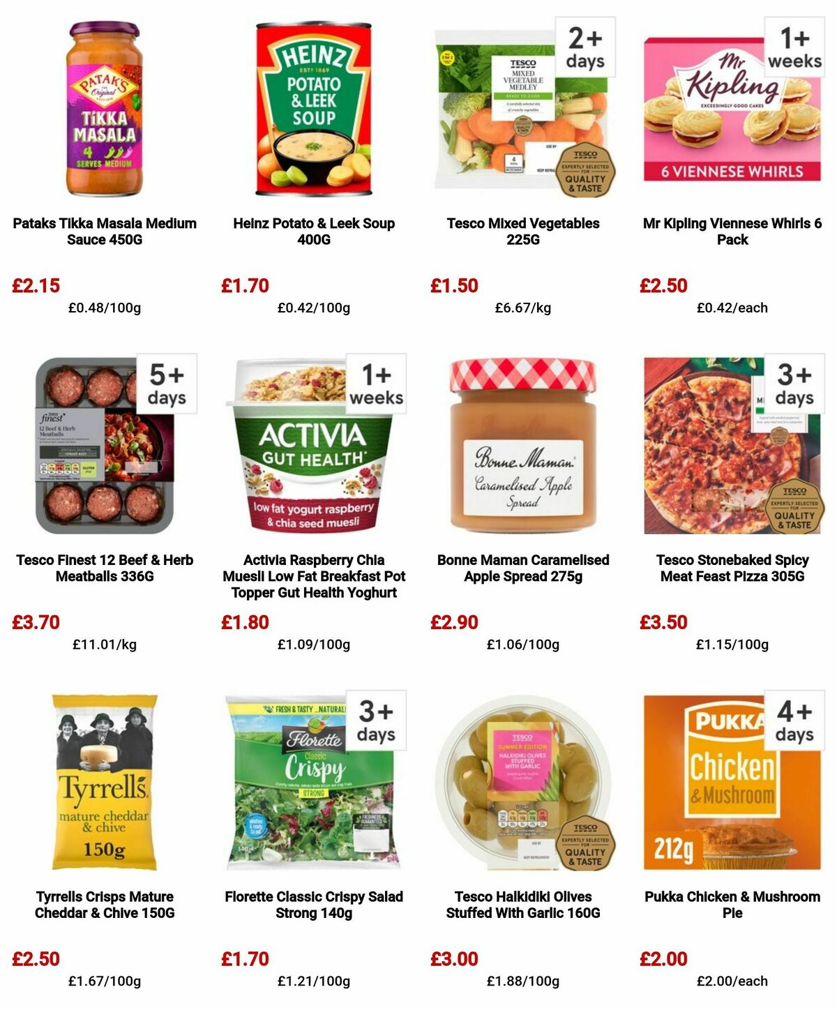 TESCO Offers from 9 May