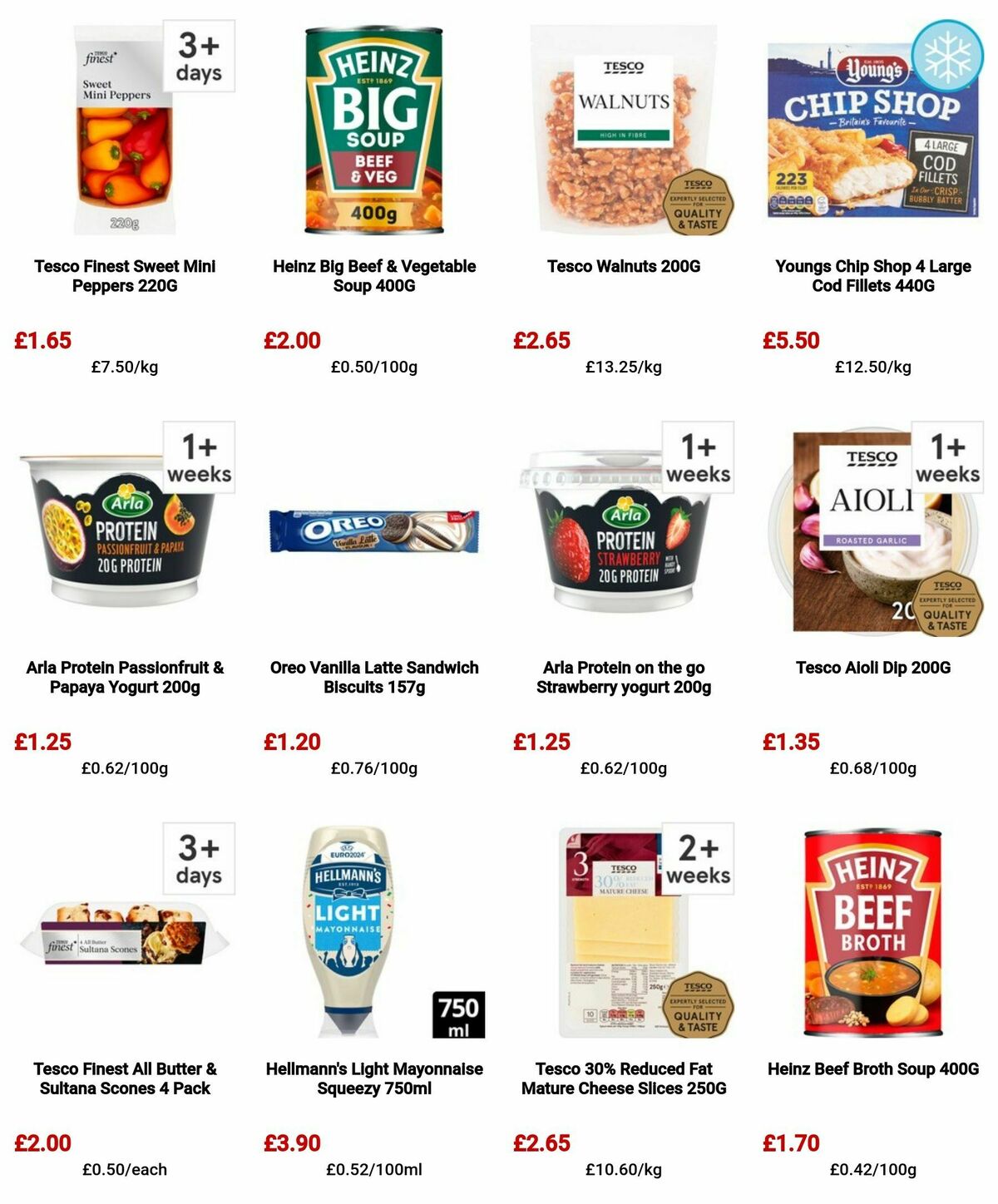 TESCO Offers from 9 May