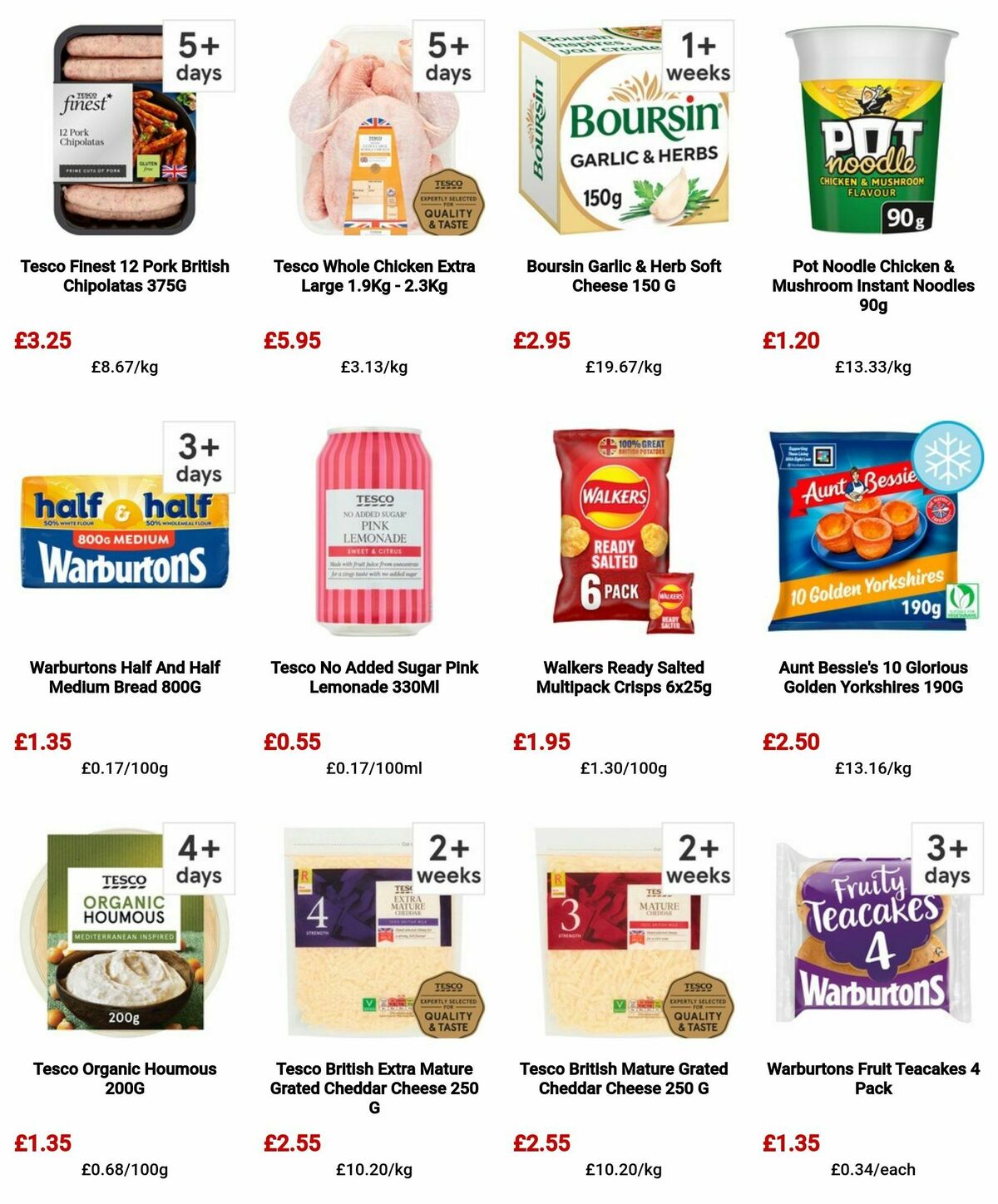 TESCO Offers from 9 May