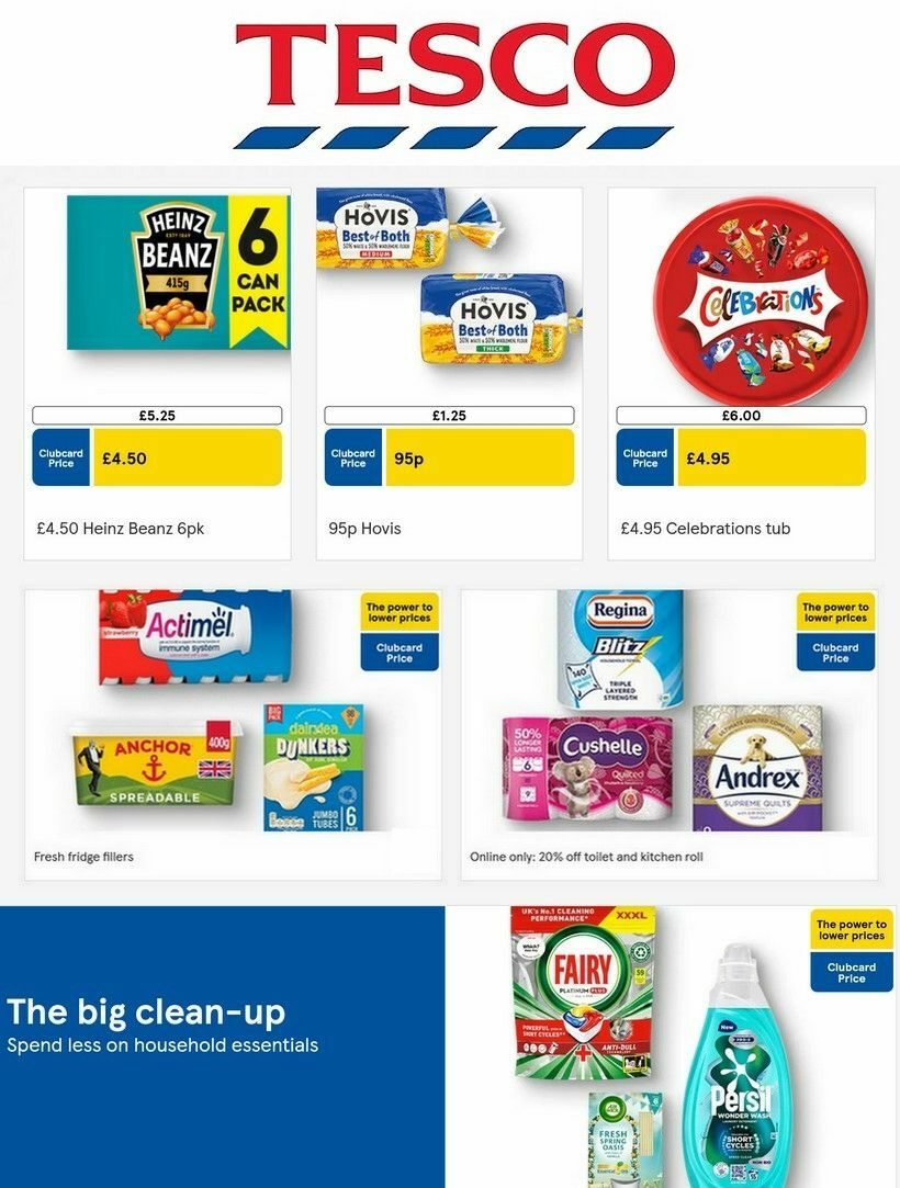 TESCO Offers from 16 May