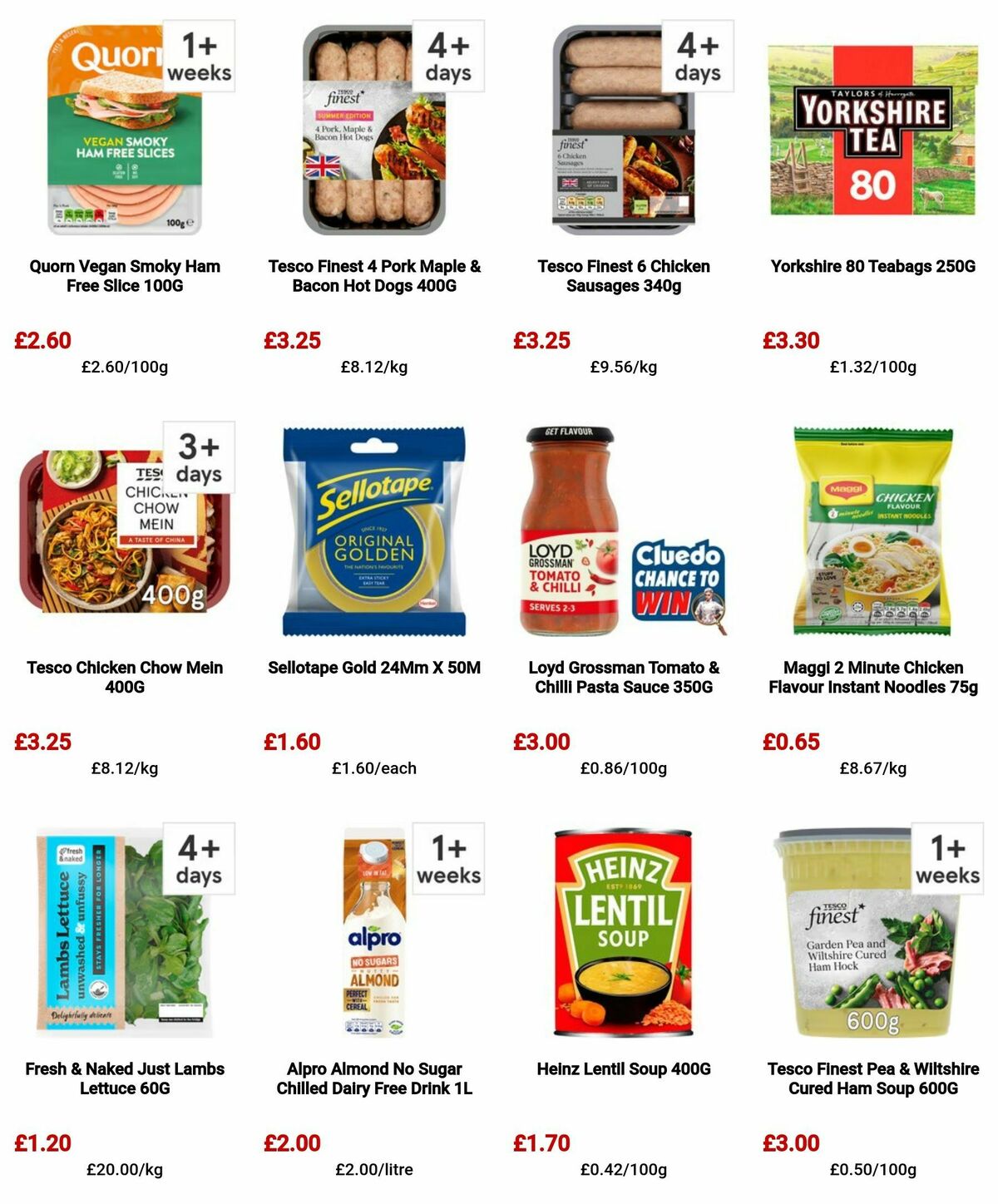 TESCO Offers from 30 May