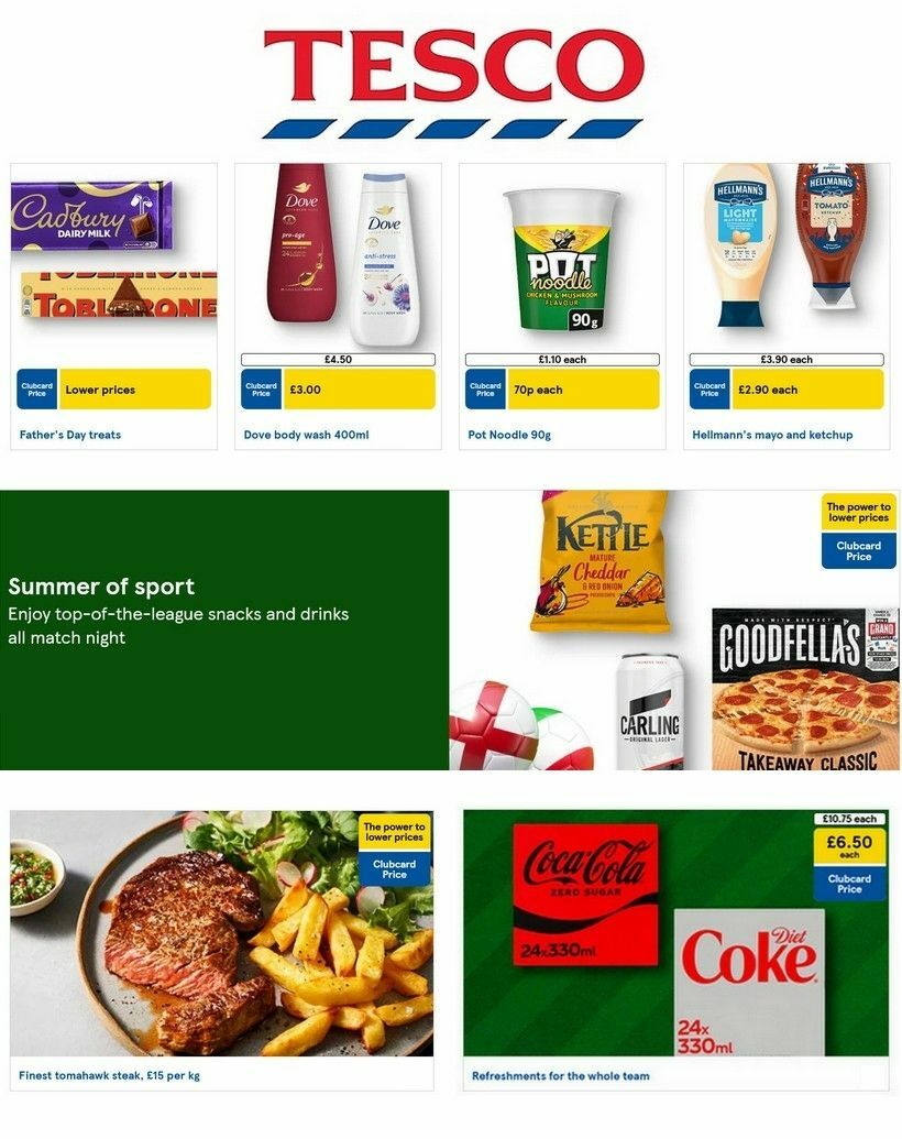 TESCO Offers from 13 June