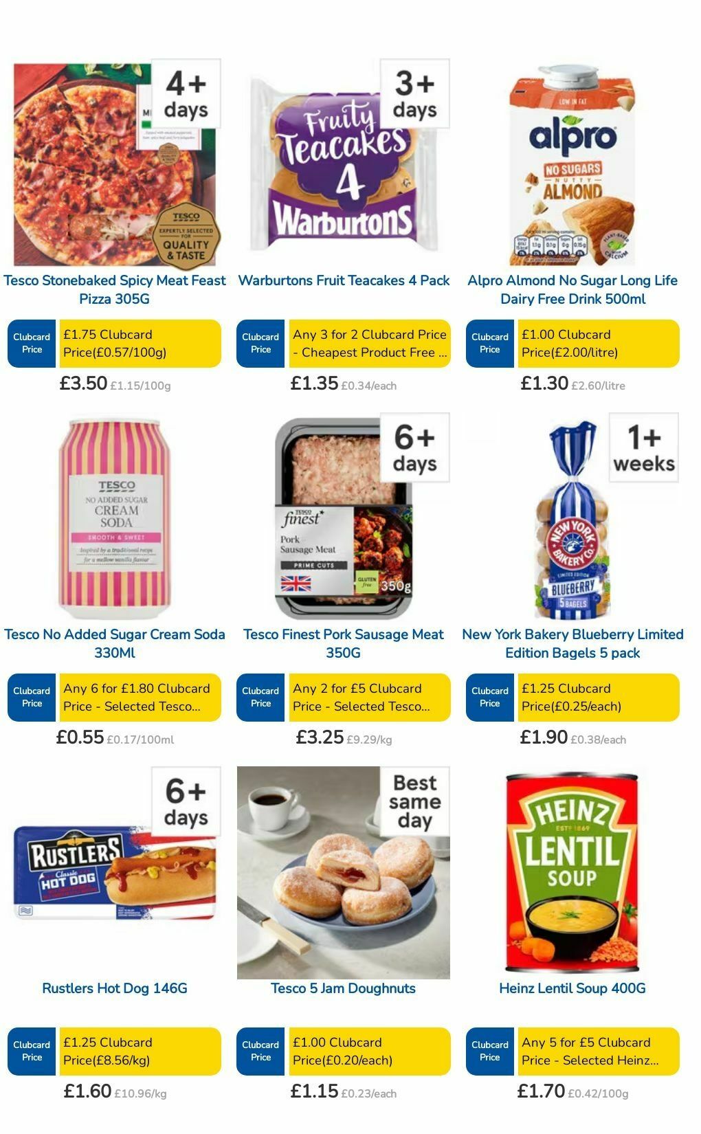 TESCO Offers from 4 July