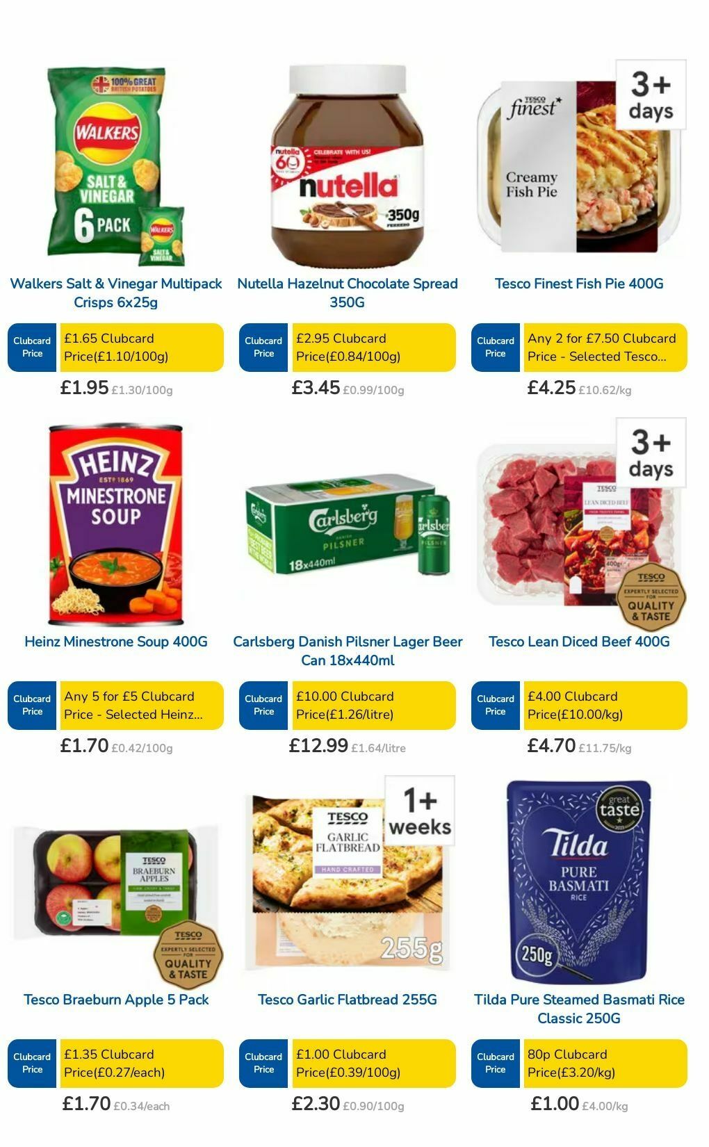 TESCO Offers from 4 July