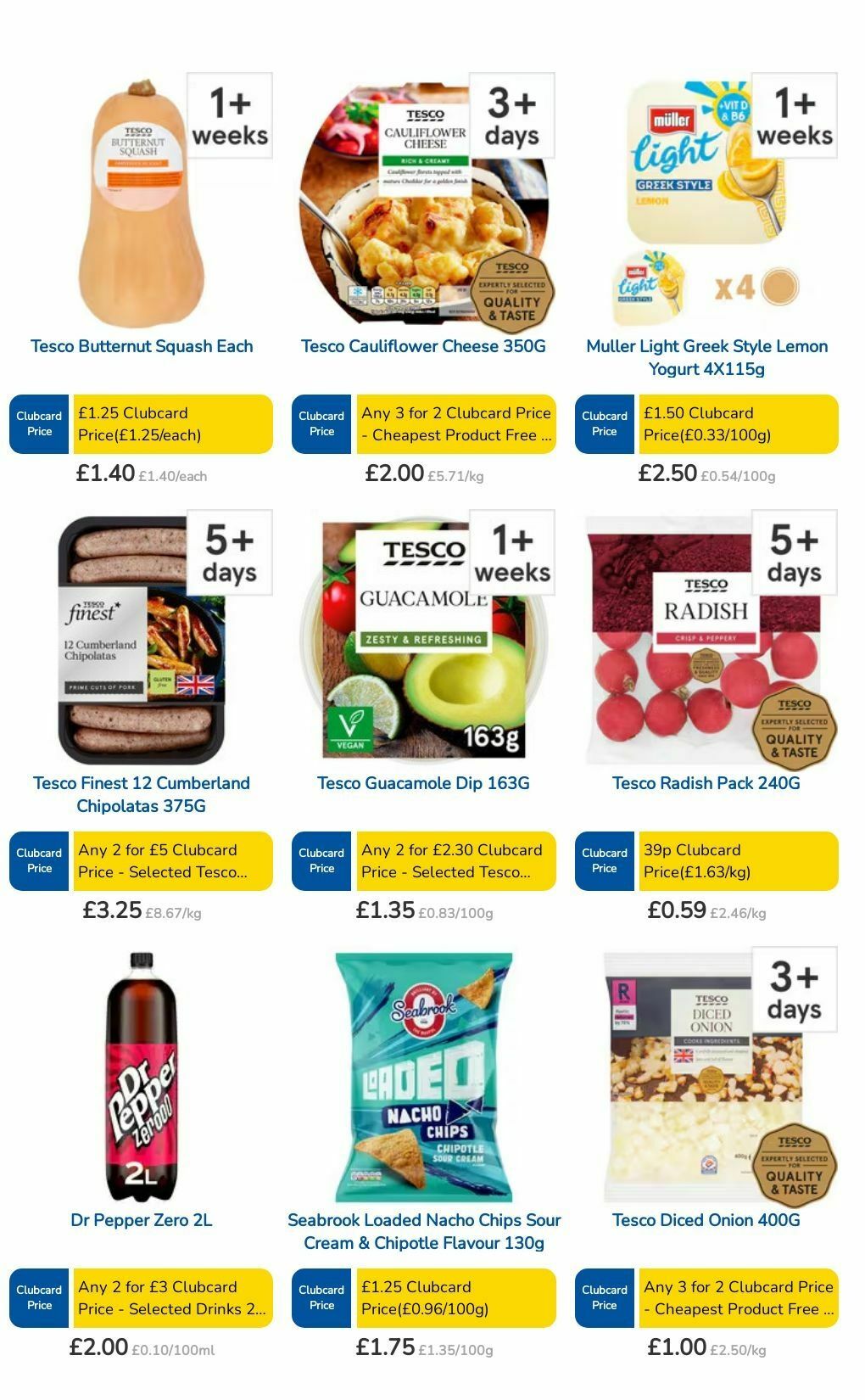 TESCO Offers from 4 July