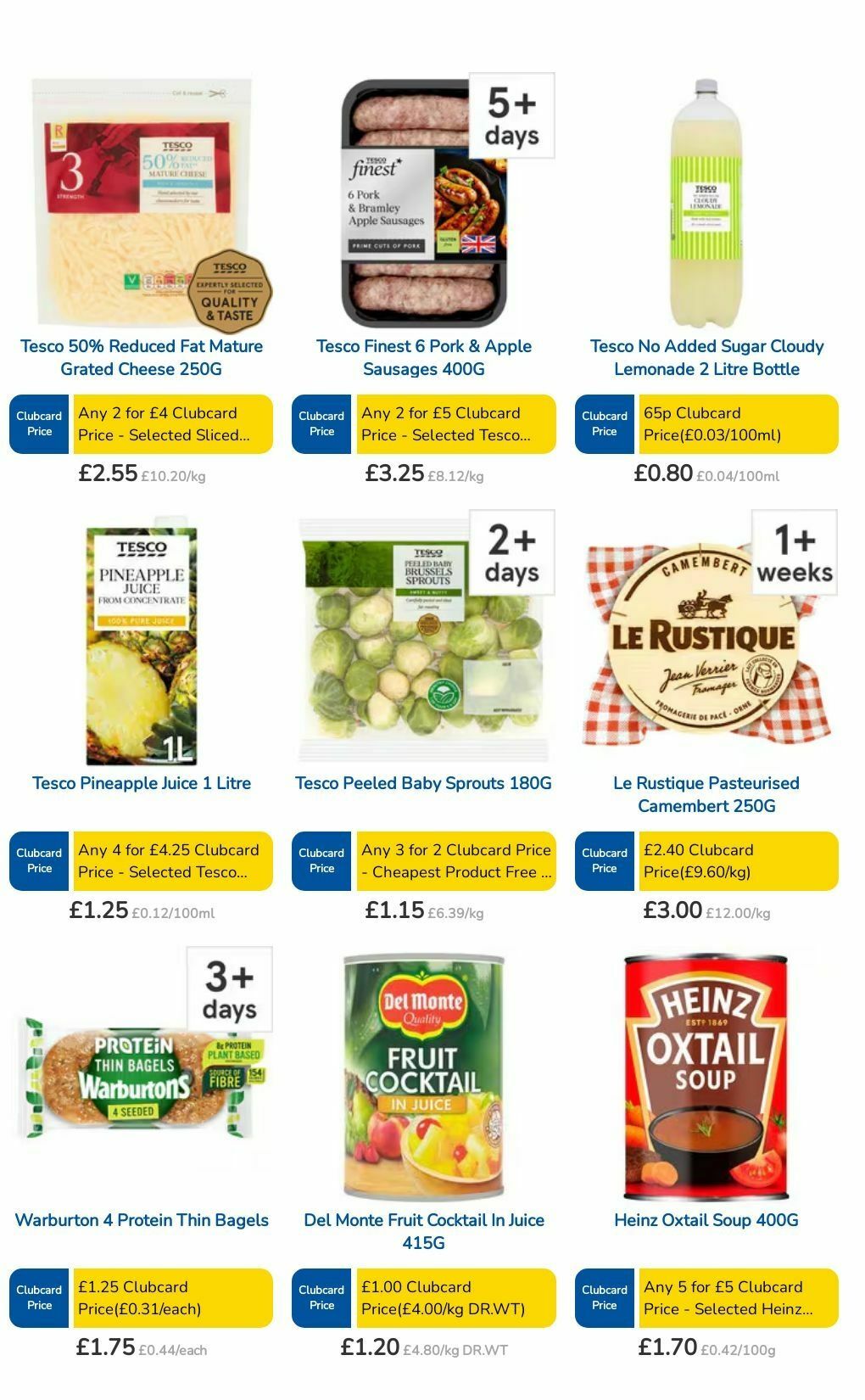 TESCO Offers from 4 July