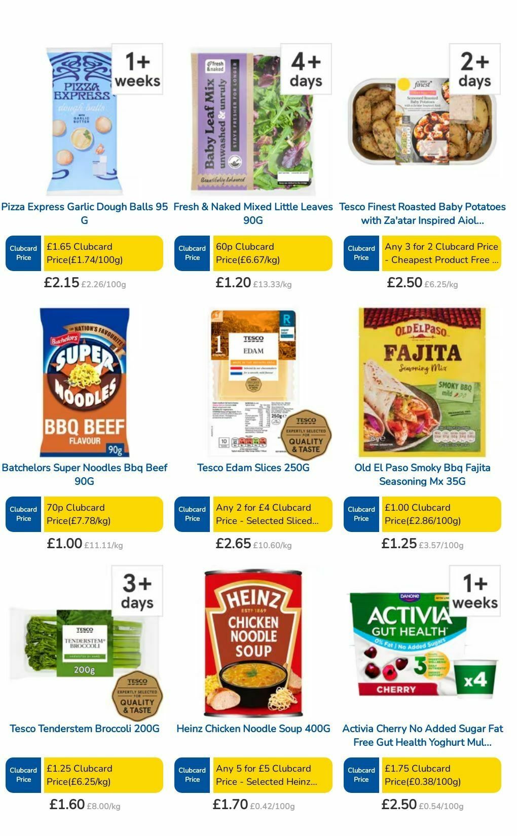 TESCO Offers from 4 July