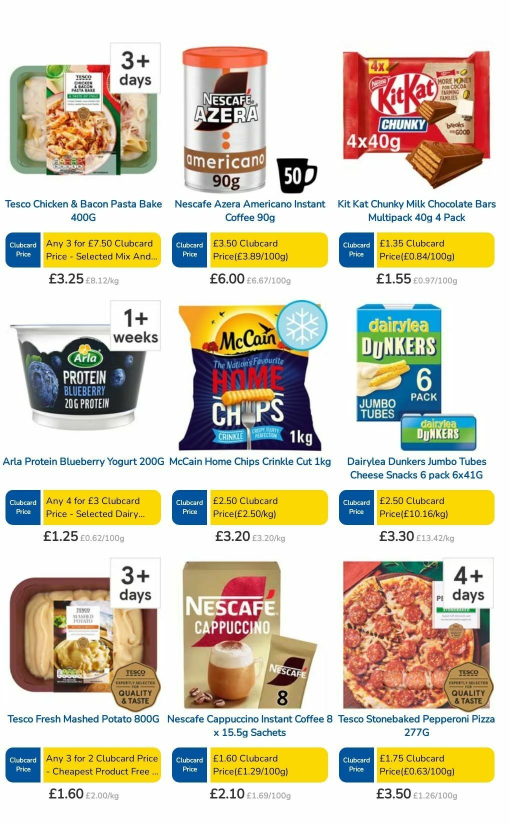 TESCO Offers from 4 July