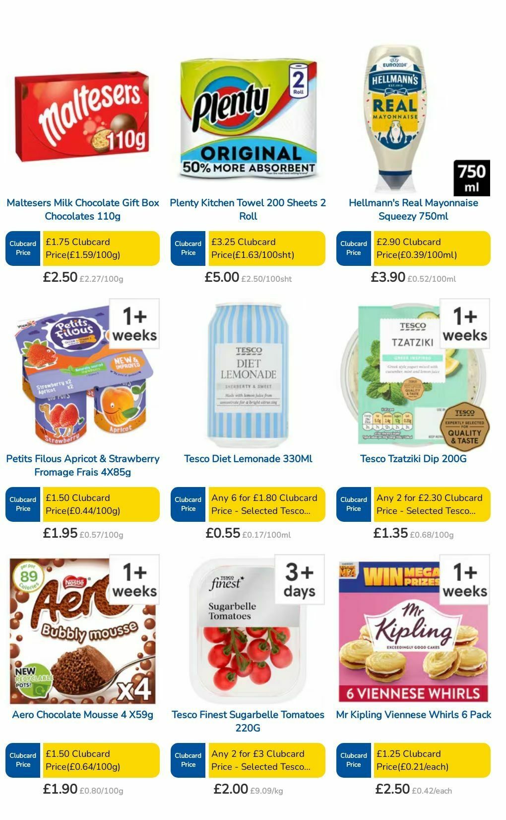 TESCO Offers from 4 July