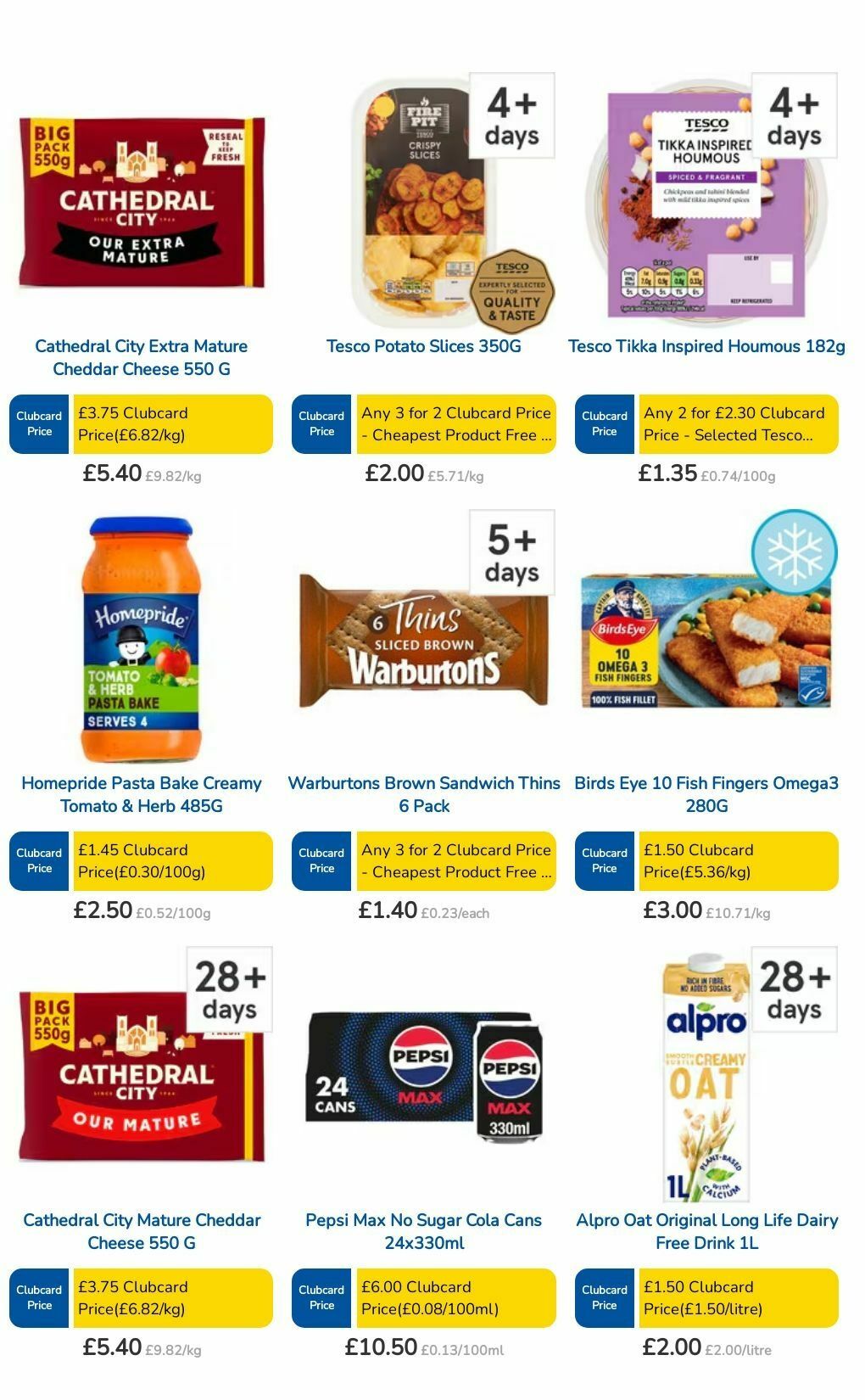 TESCO Offers from 4 July