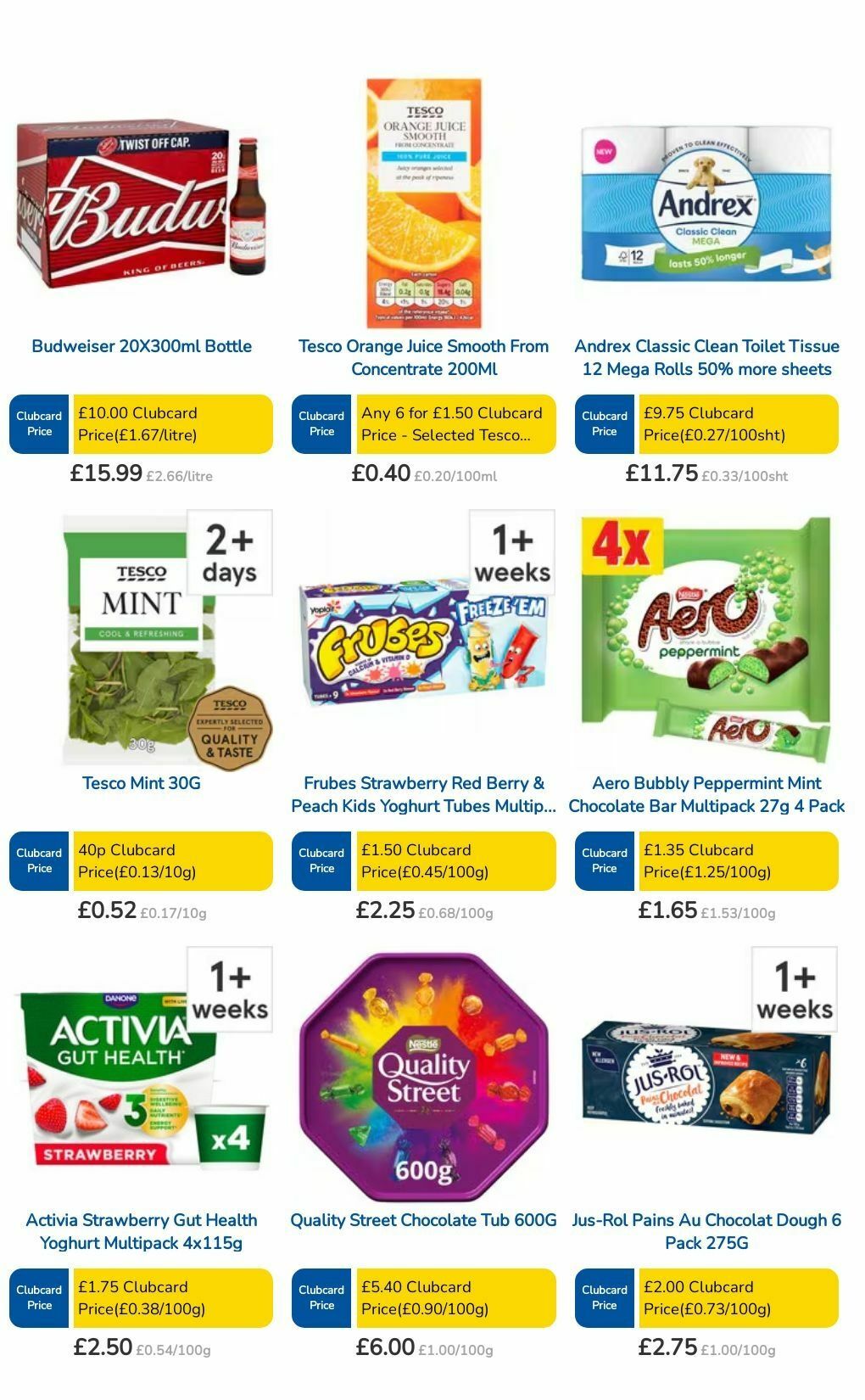 TESCO Offers from 4 July