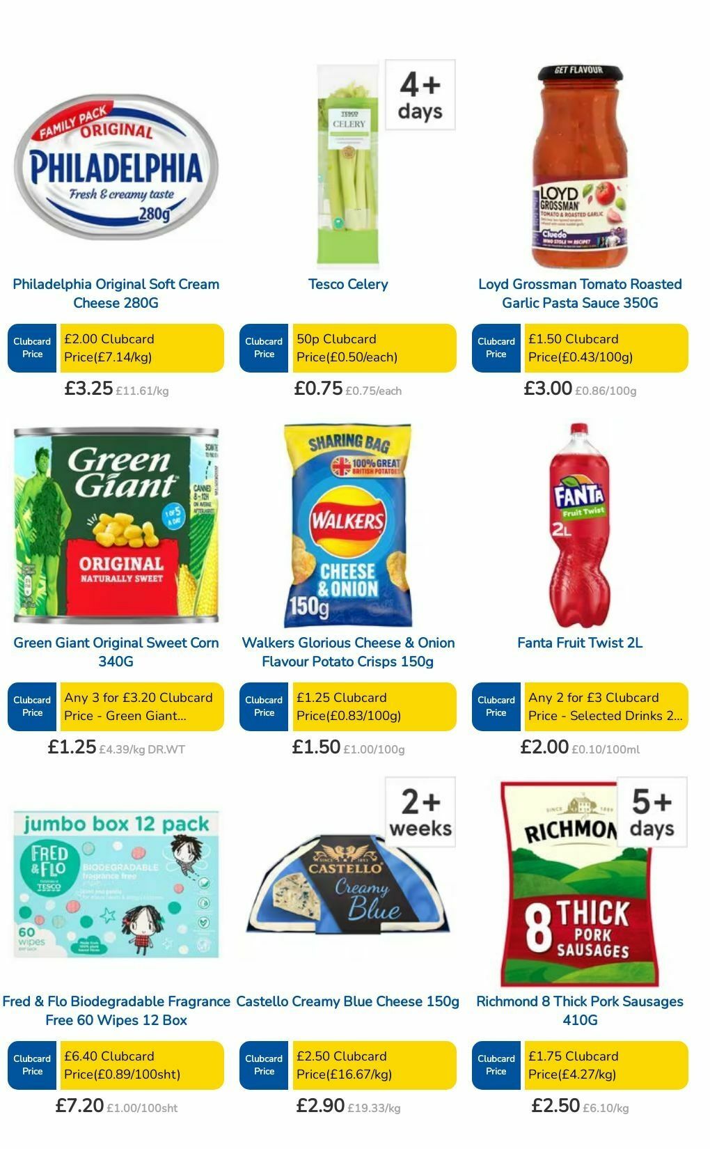 TESCO Offers from 4 July