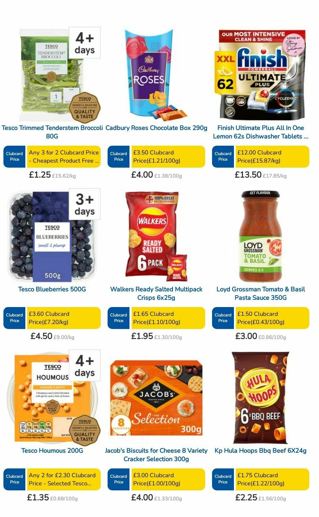 TESCO Offers from 4 July