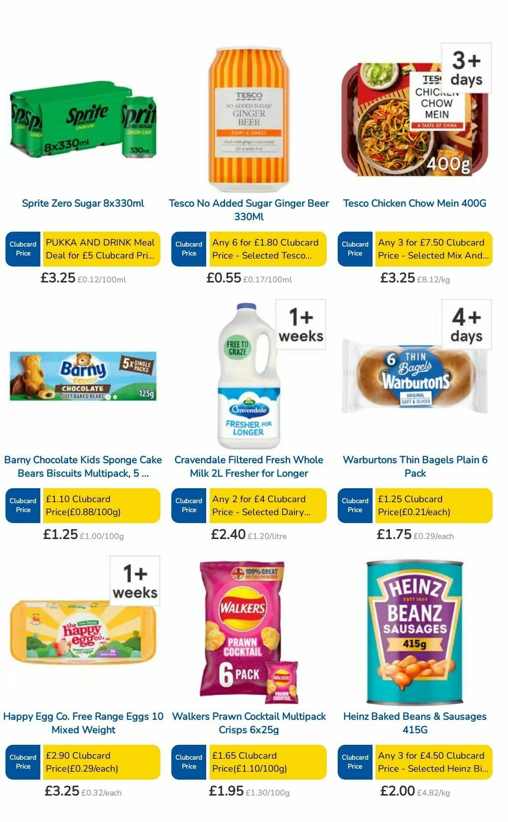 TESCO Offers from 4 July