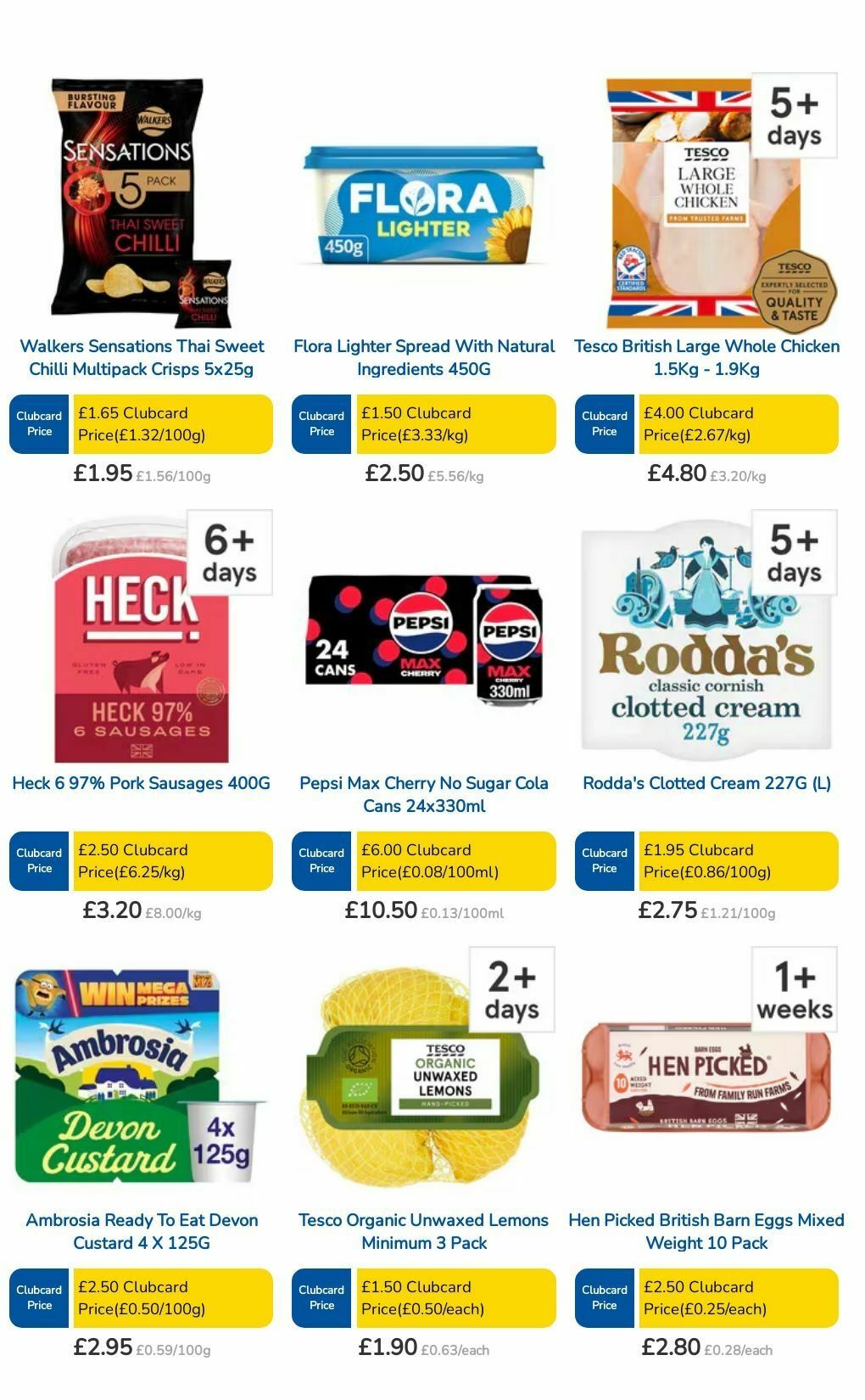 TESCO Offers from 4 July