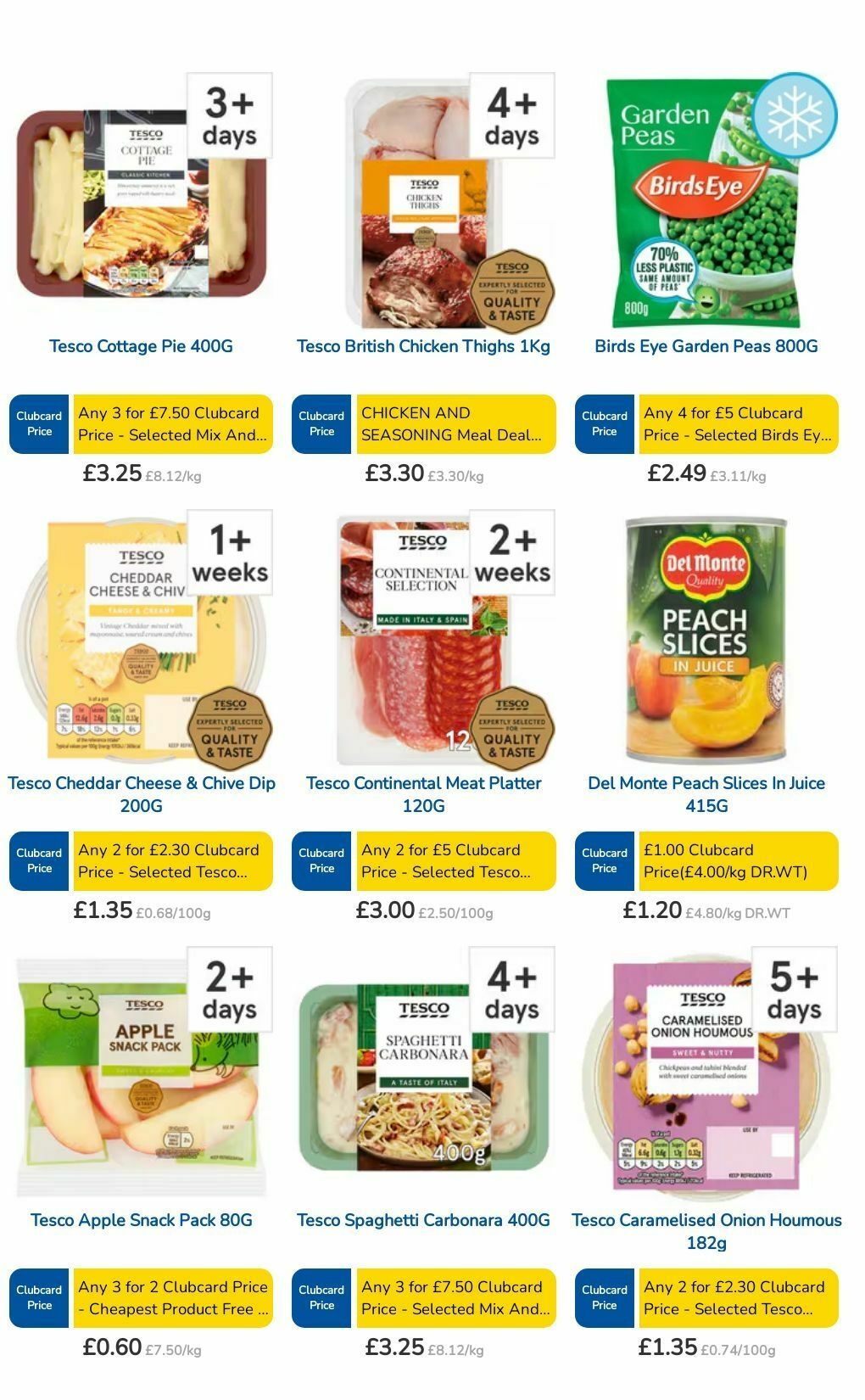 TESCO Offers from 4 July