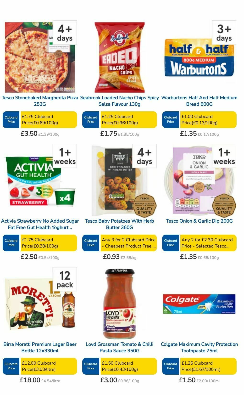 TESCO Offers from 4 July