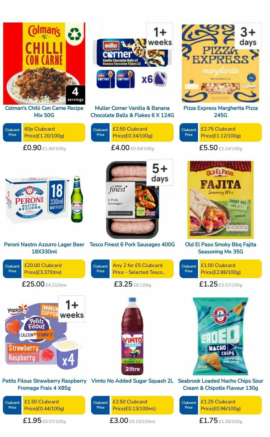 TESCO Offers from 11 July