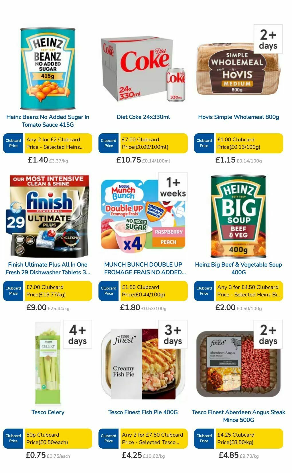 TESCO Offers from 11 July