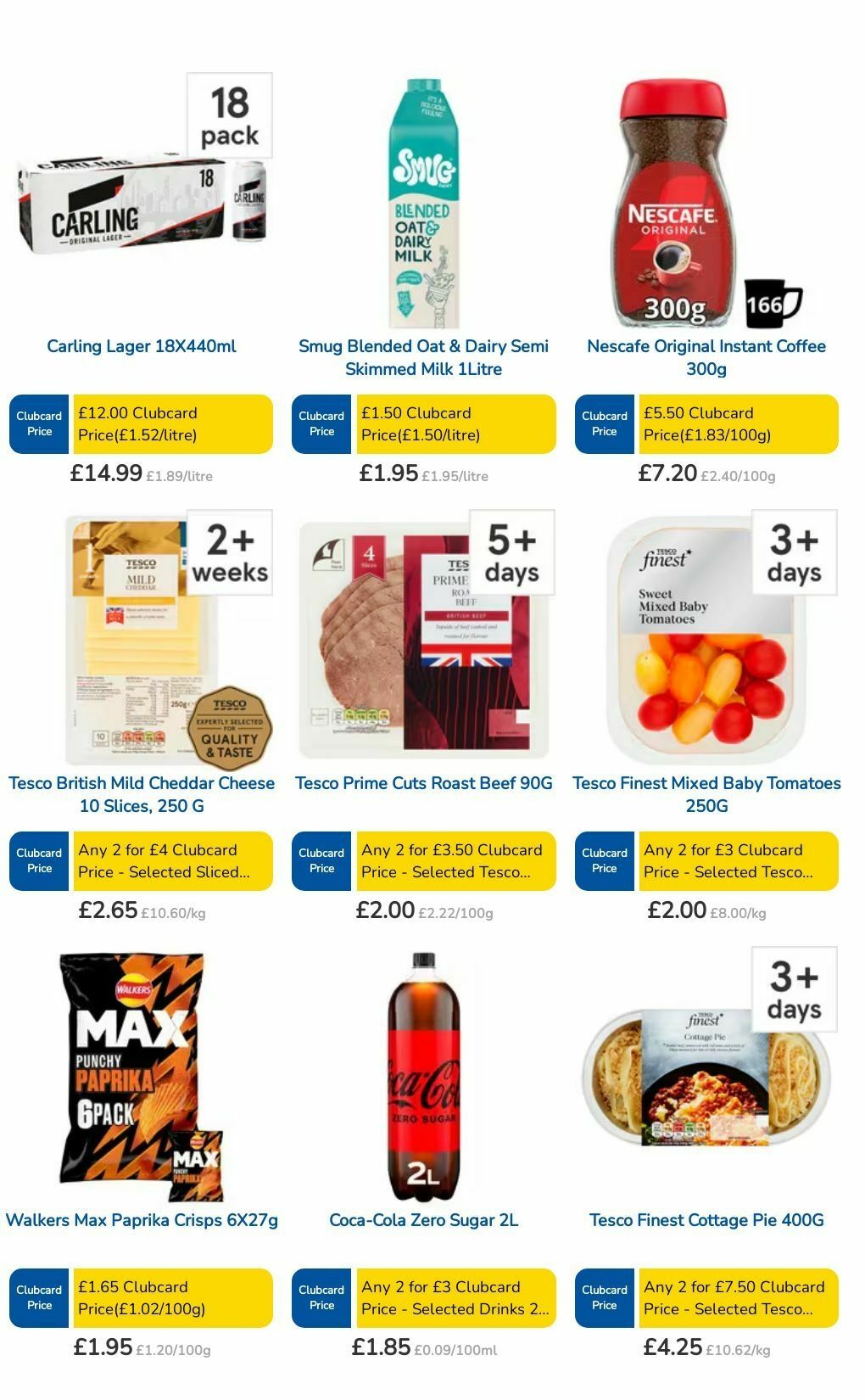 TESCO Offers from 11 July