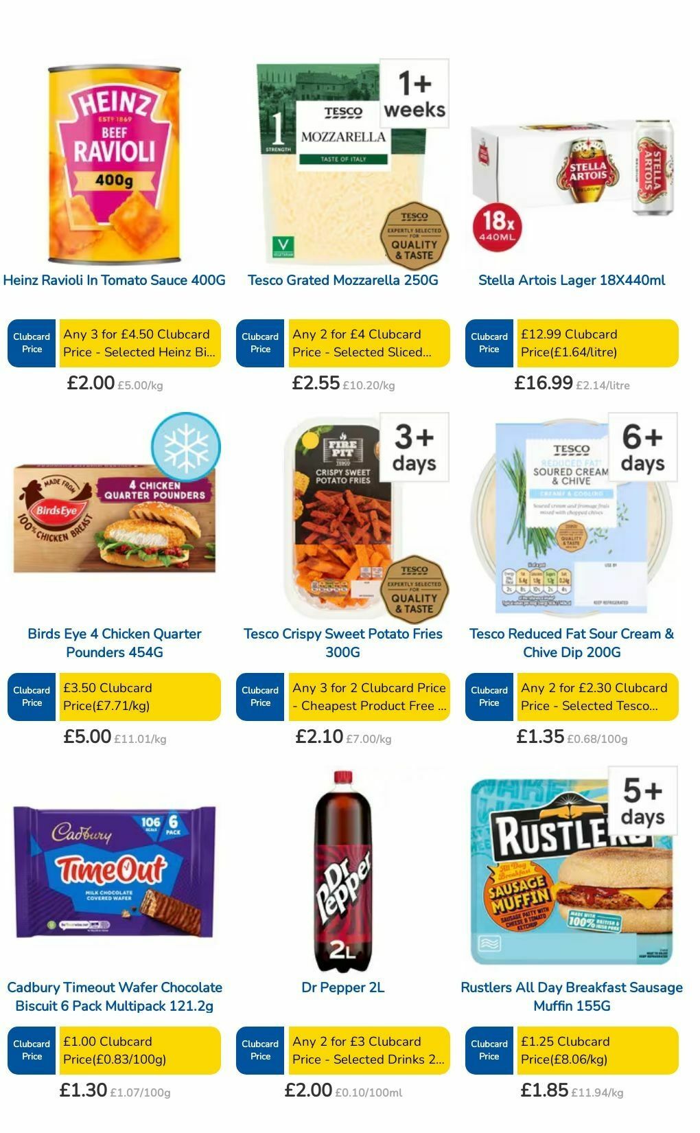 TESCO Offers from 11 July