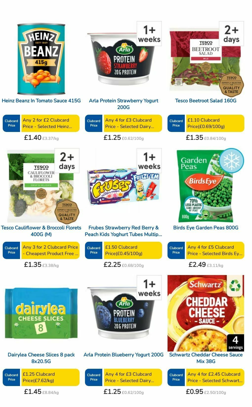 TESCO Offers from 11 July