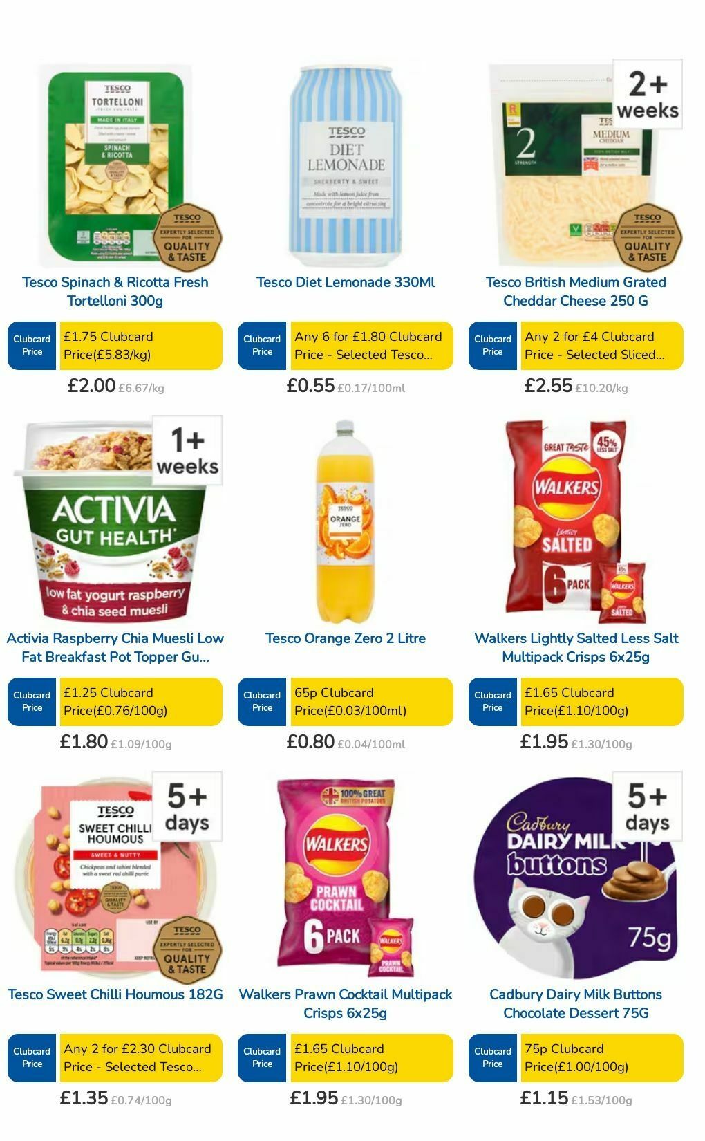 TESCO Offers from 11 July