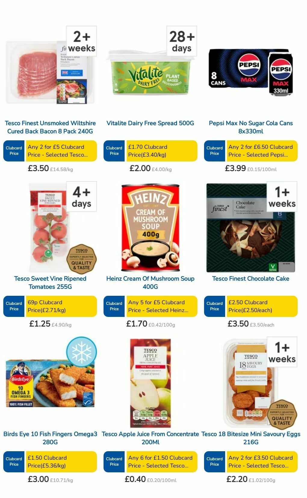 TESCO Offers from 11 July