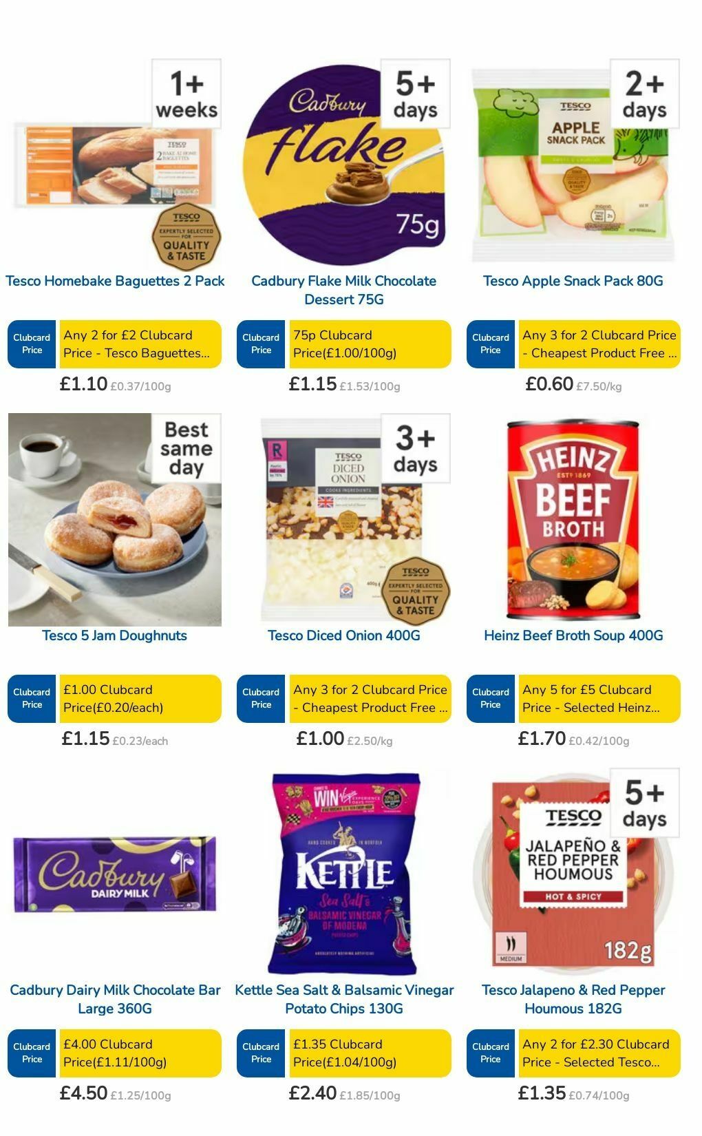 TESCO Offers from 11 July