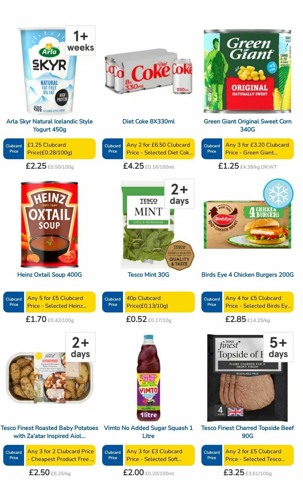 TESCO Offers from 11 July