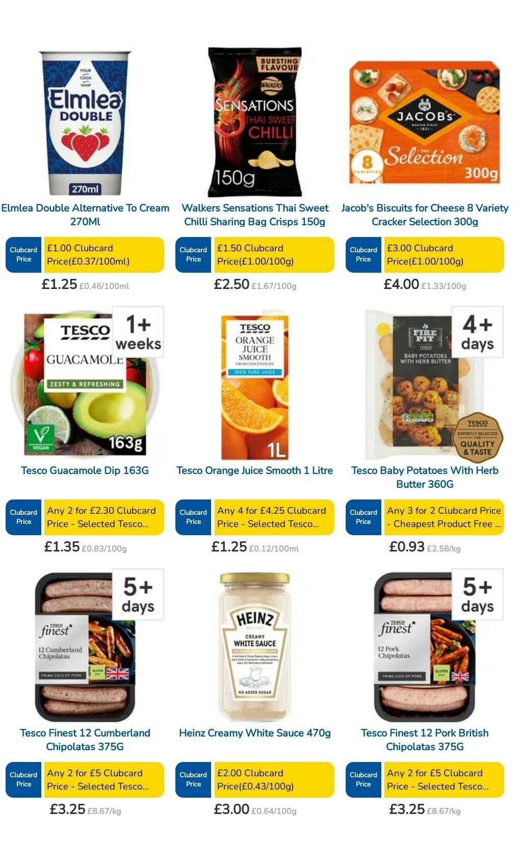 TESCO Offers from 11 July