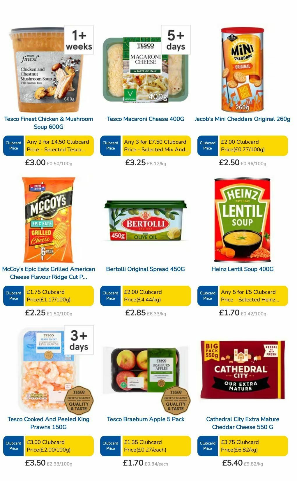 TESCO Offers from 11 July