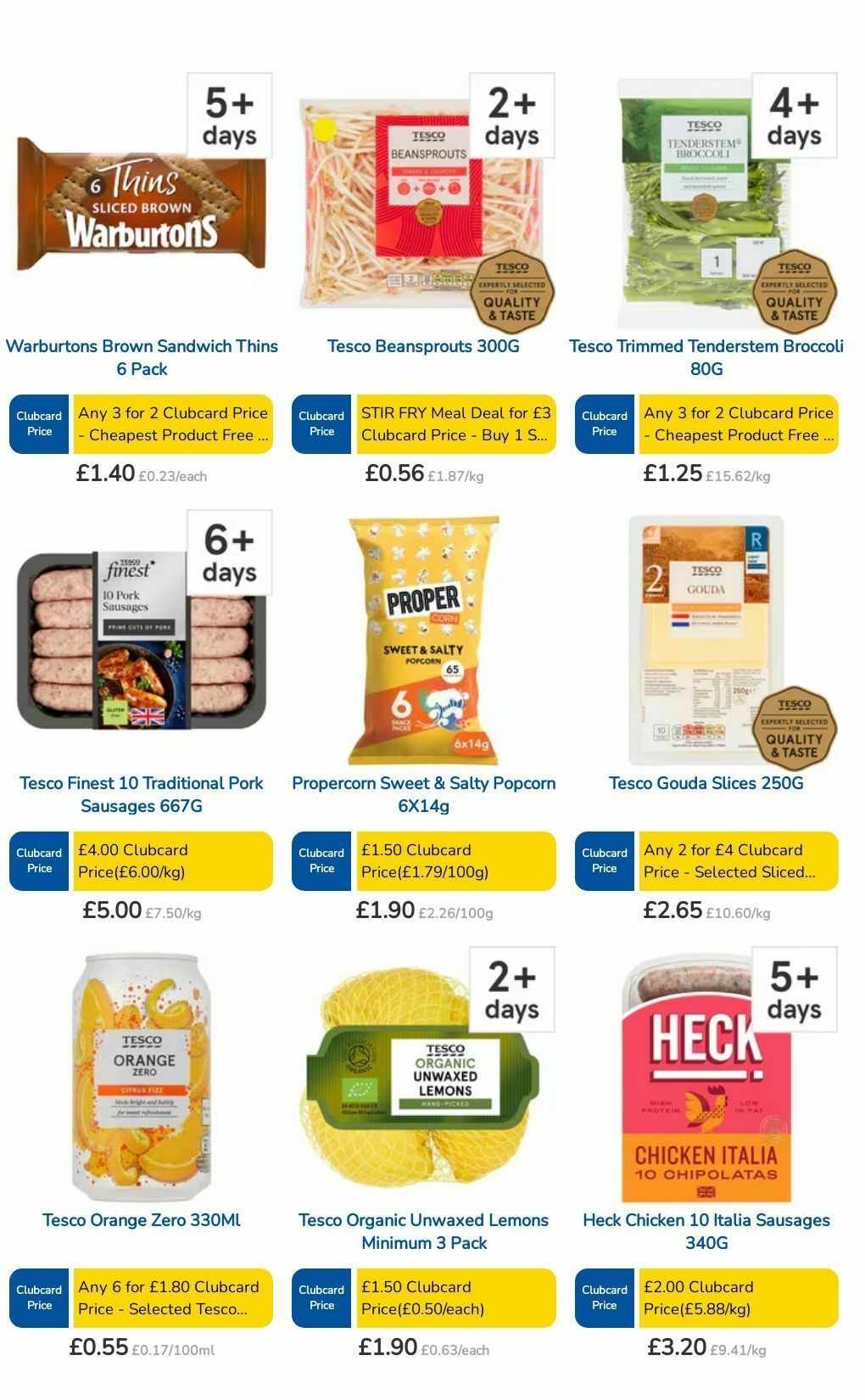 TESCO Offers from 11 July