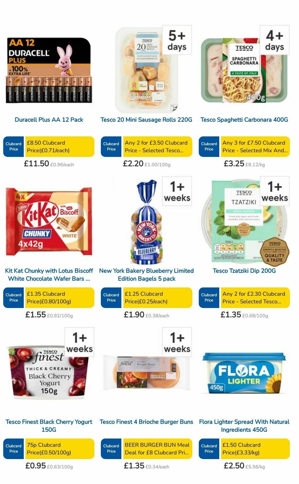 TESCO Offers from 11 July