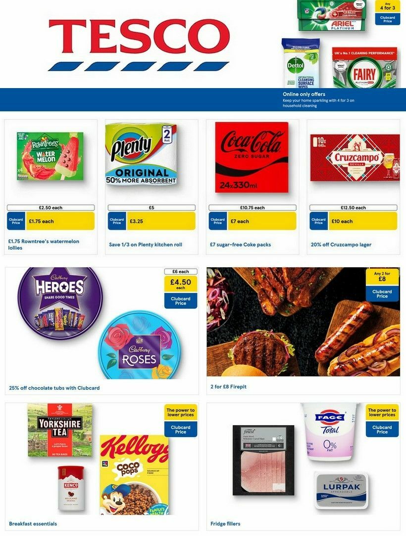 TESCO Offers from 18 July