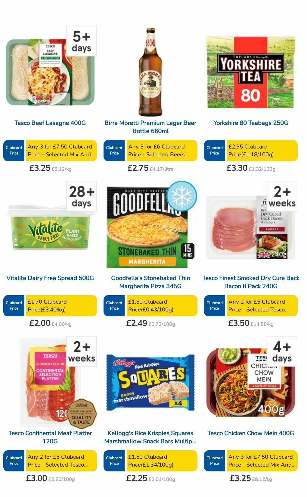 TESCO Offers from 18 July