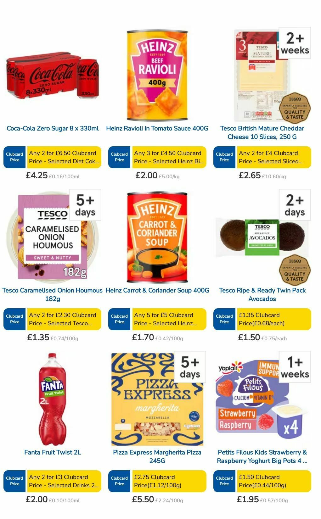 TESCO Offers from 18 July