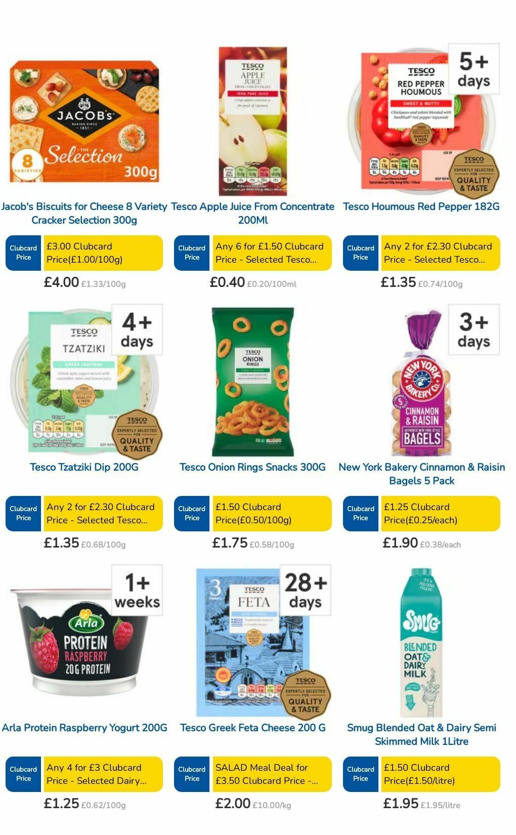 TESCO Offers from 18 July