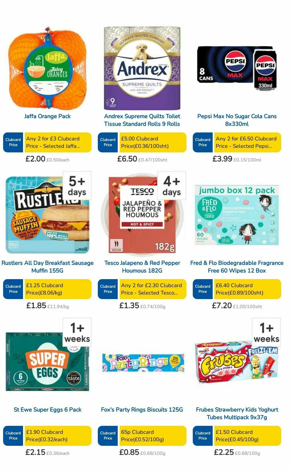 TESCO Offers from 18 July