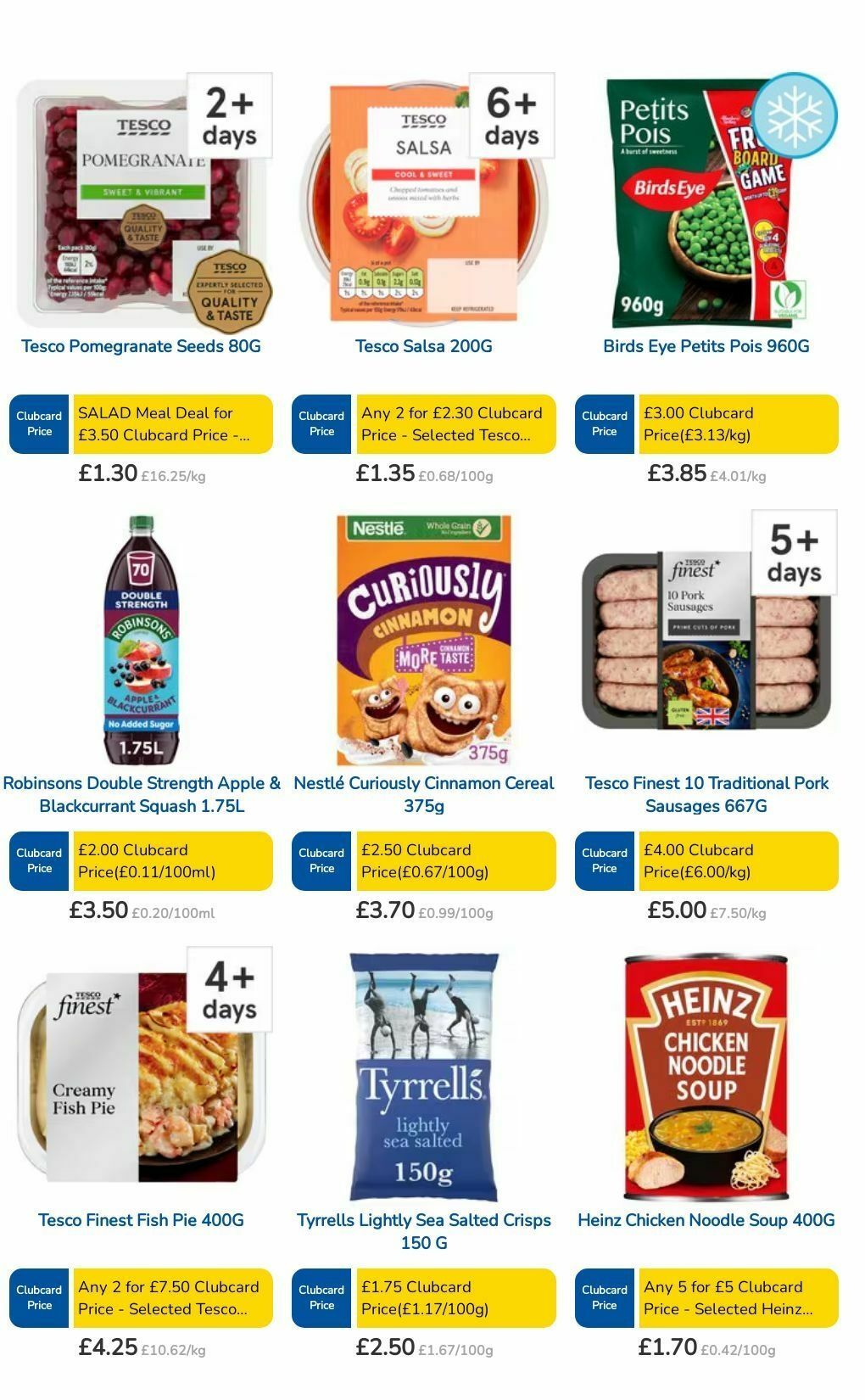 TESCO Offers from 18 July