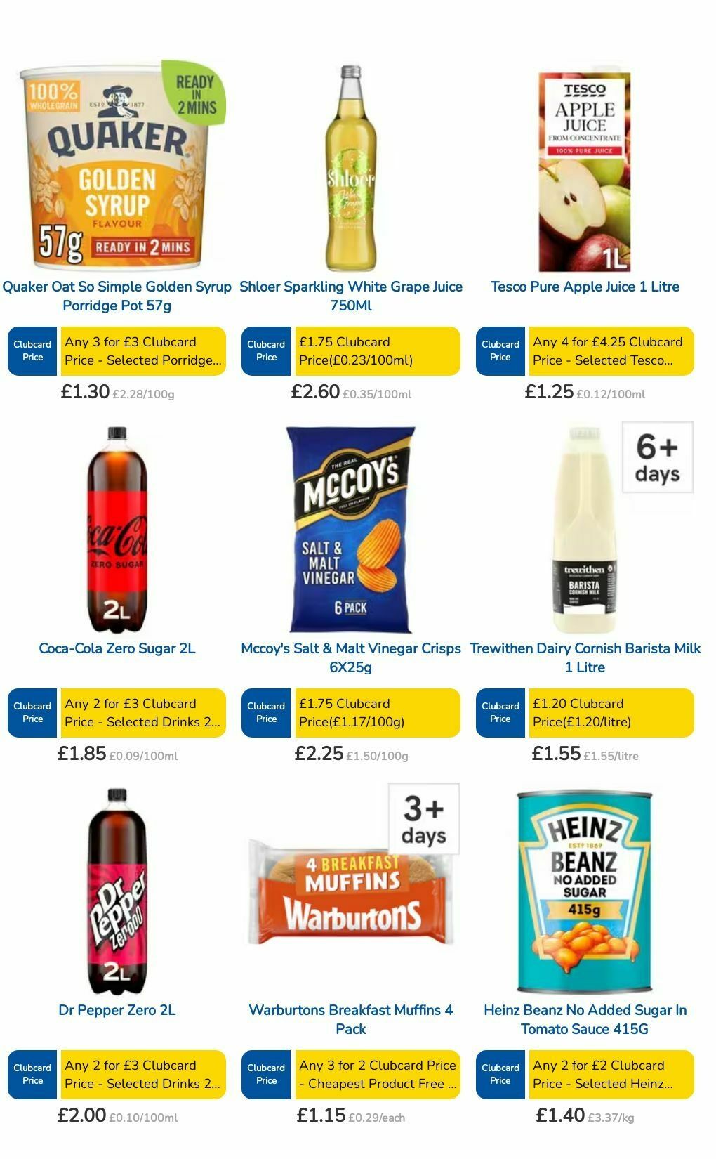 TESCO Offers from 18 July