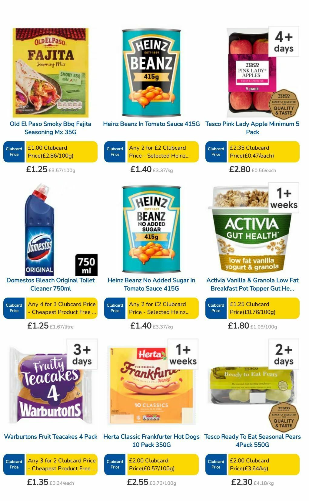 TESCO Offers from 18 July