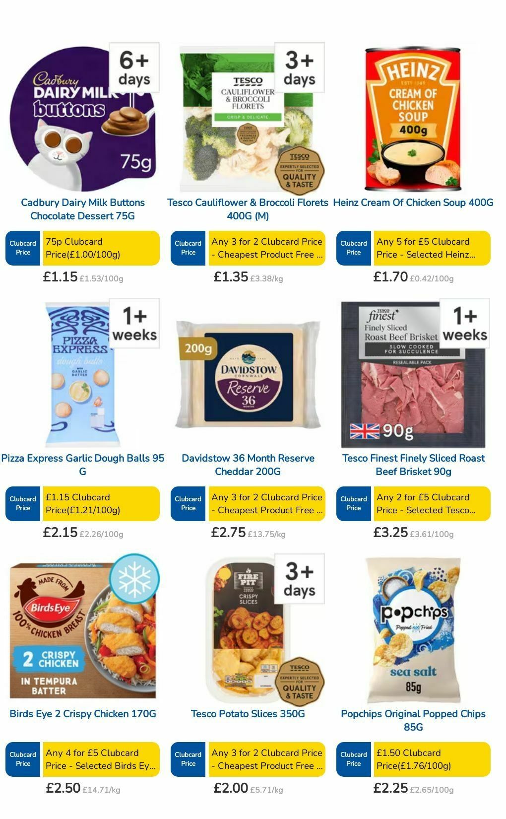 TESCO Offers from 18 July