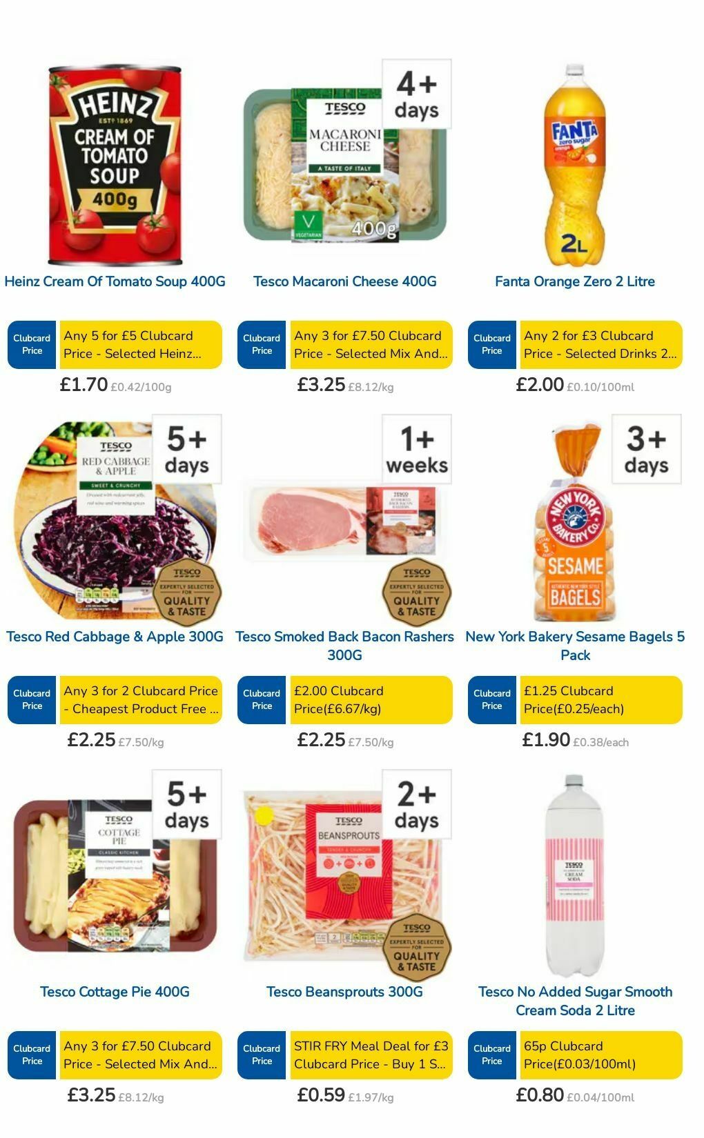 TESCO Offers from 18 July